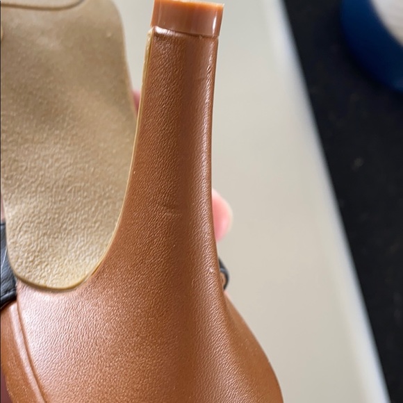 Strappy Two-Toned Heels - Size 6 - Picture 9 of 9
